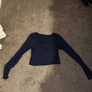 Brandy Melville Navy Crop Top